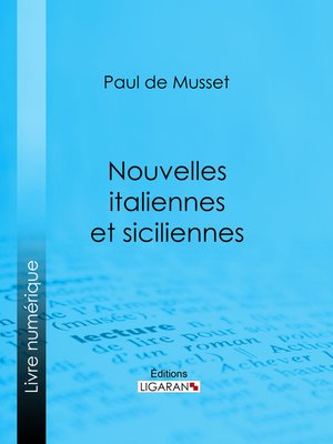 cover image of Nouvelles italiennes et siciliennes